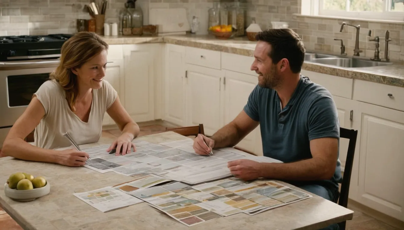 Homeowner reviewing remodel plans with a provider in the Minneapolis area